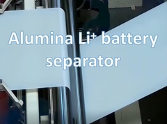 Lítio Ion Battery Coating Films da alumina